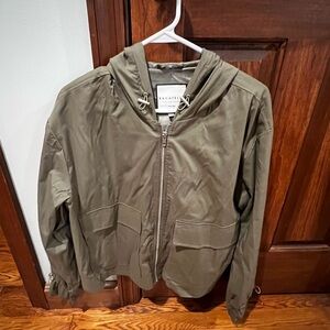 Bagatelle Sage Green Hooded Outerwear